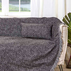 Διακοσμητική Μαξιλαροθήκη Charisma Cotton Dots Anthracite 30X50